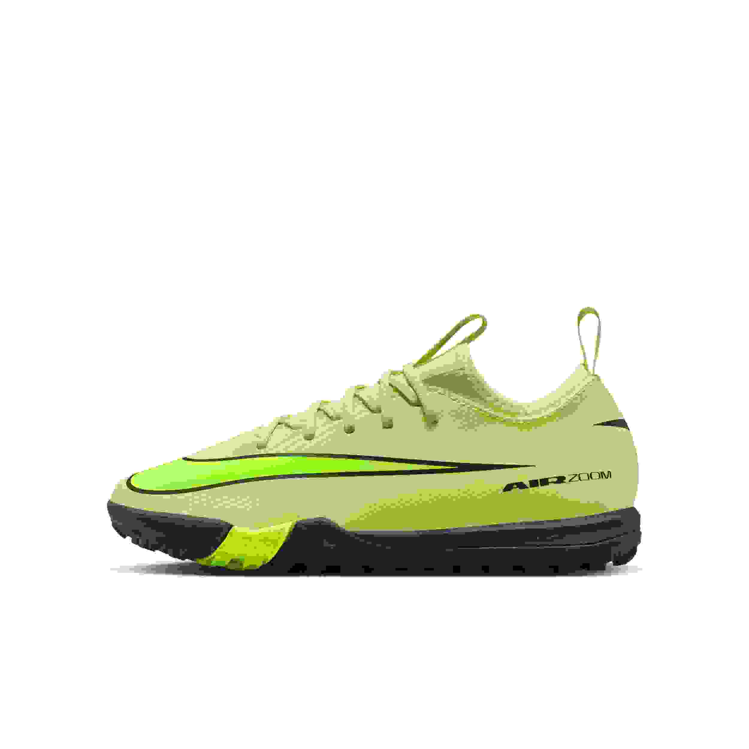 Nike Jr. Mercurial Vapor 16 Academy Turf Grade School Kids' "Limelight/Crimson/Volt" Soccer Shoe